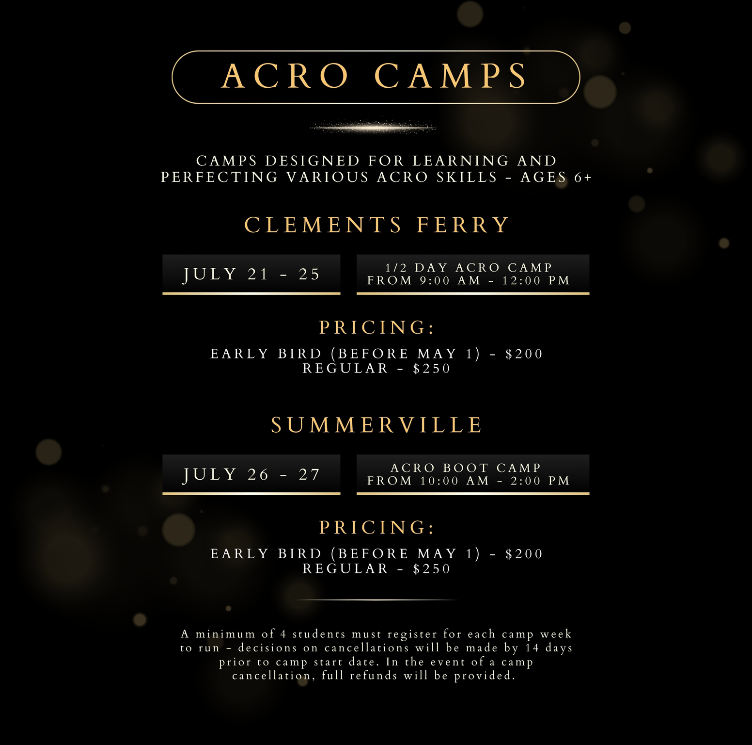 acro camps