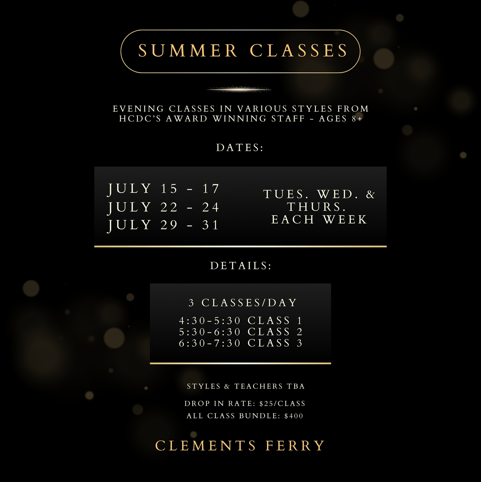 summer classes